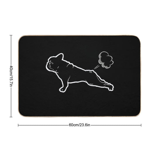 French Bulldogs Yoga Bath Mat