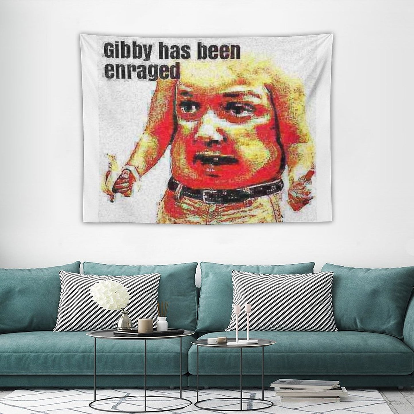 Gibby Has Been Enraged Tapestry