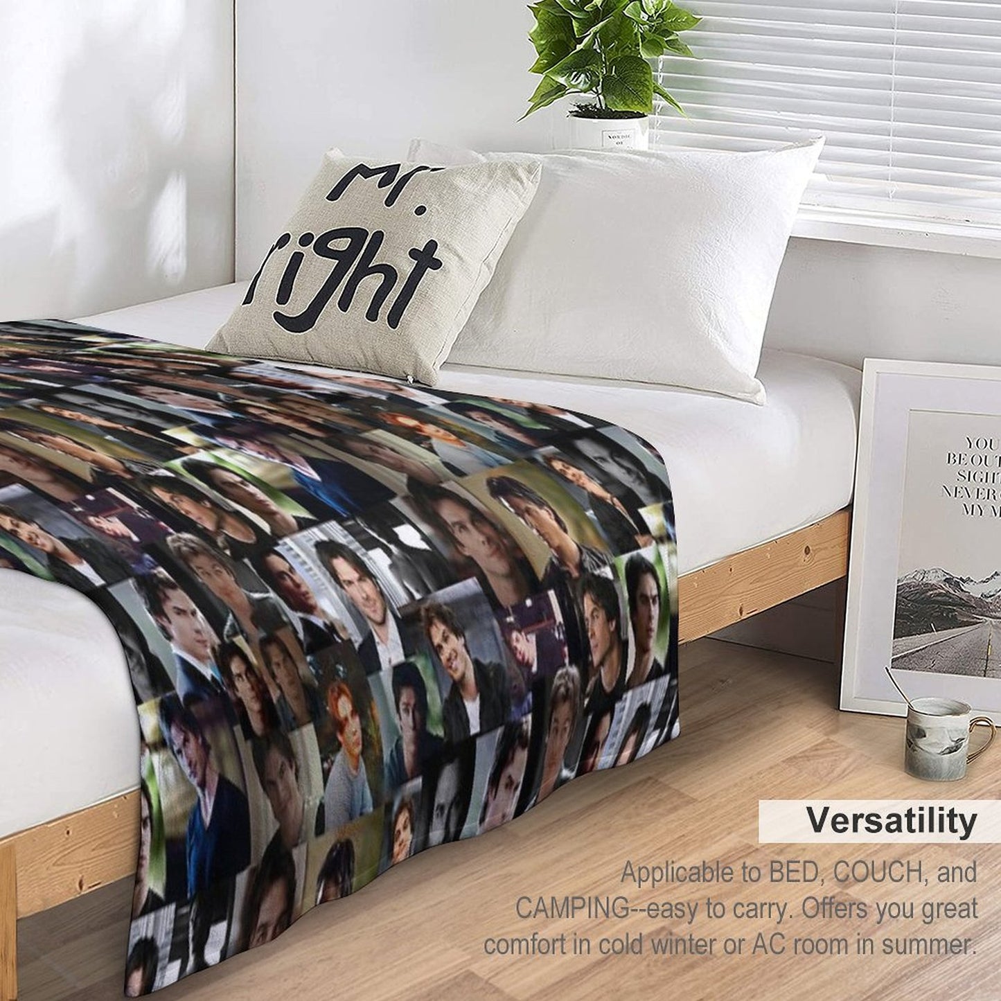 Ian Somerhalder Throw Blanket