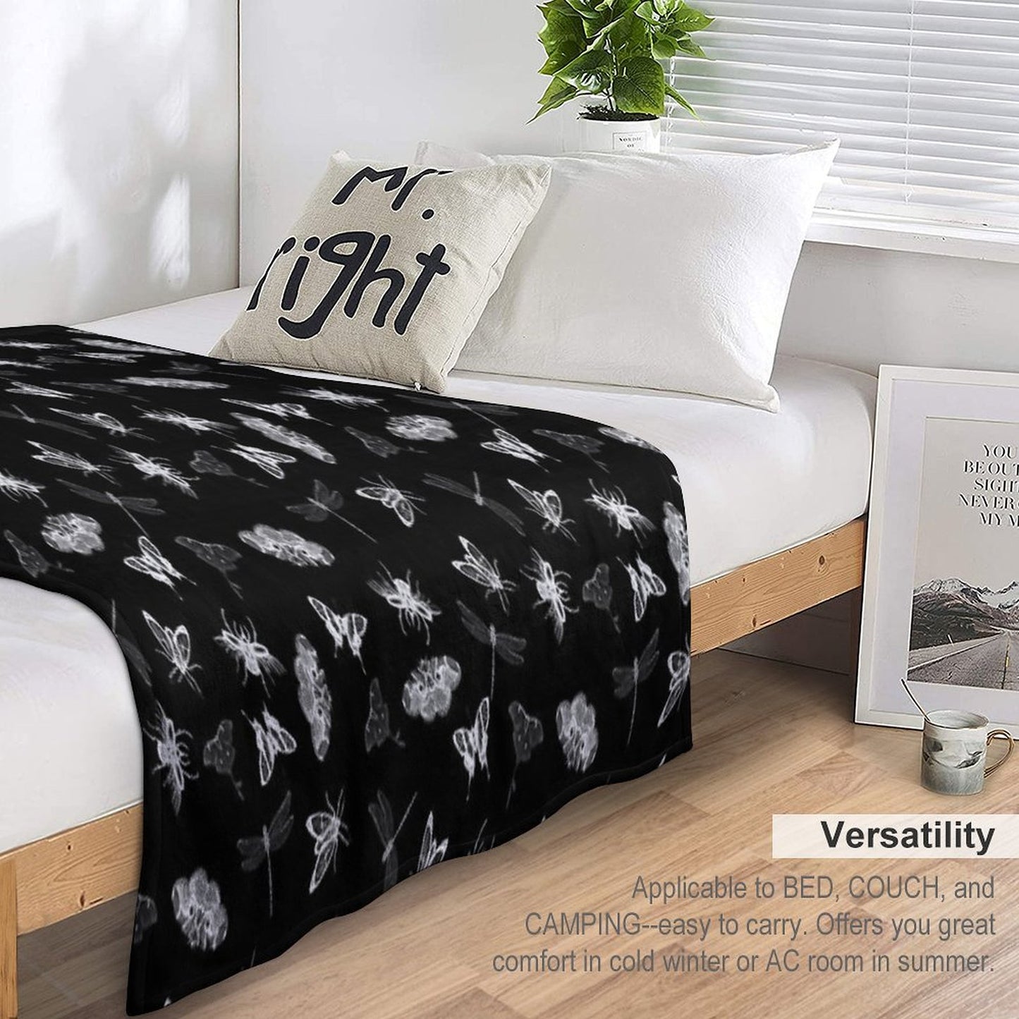 Entomologist Nightmares Throw Blanket