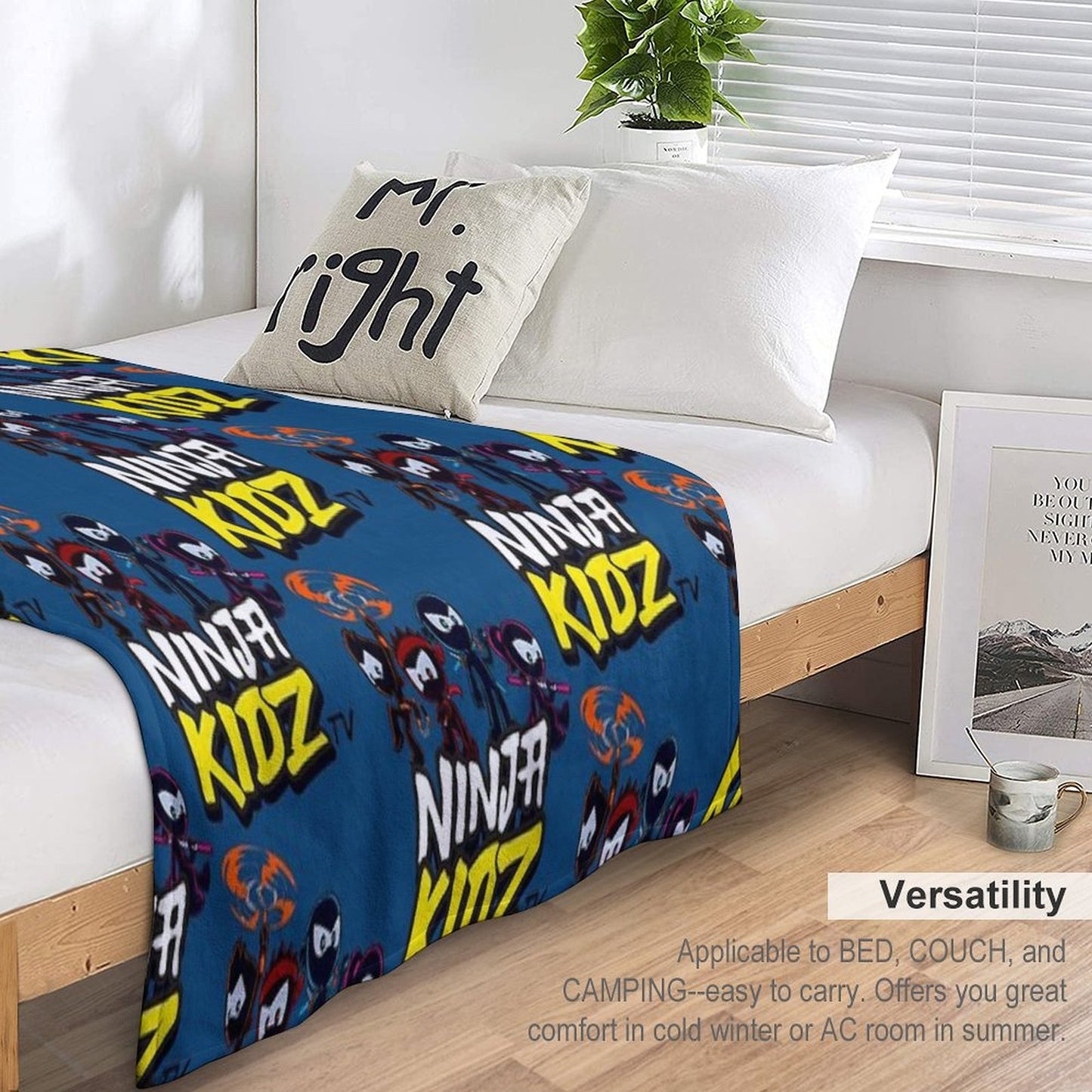 Ninja Kidz Throw Blanket