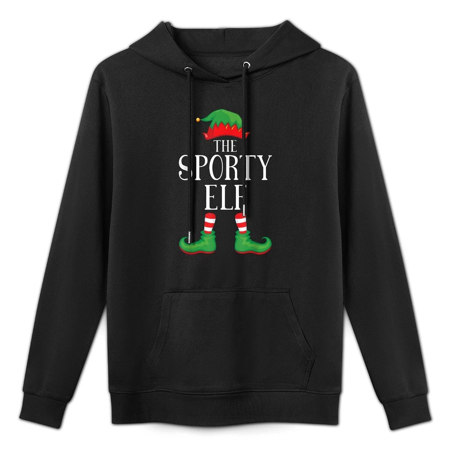 Sporty Elf Matching Group Xmas Funny Family Christmas Durable Construction Hoodie