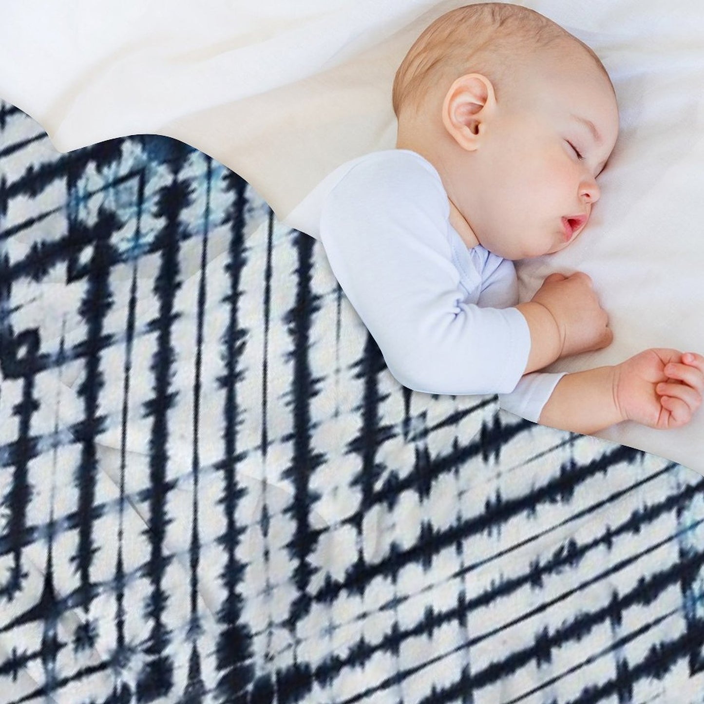 Diamonds Indigo Throw Blanket