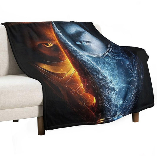 Mortal Kombat Look Throw Blanket