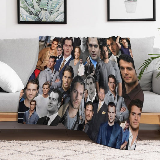 Henry Cavill Throw Blanket