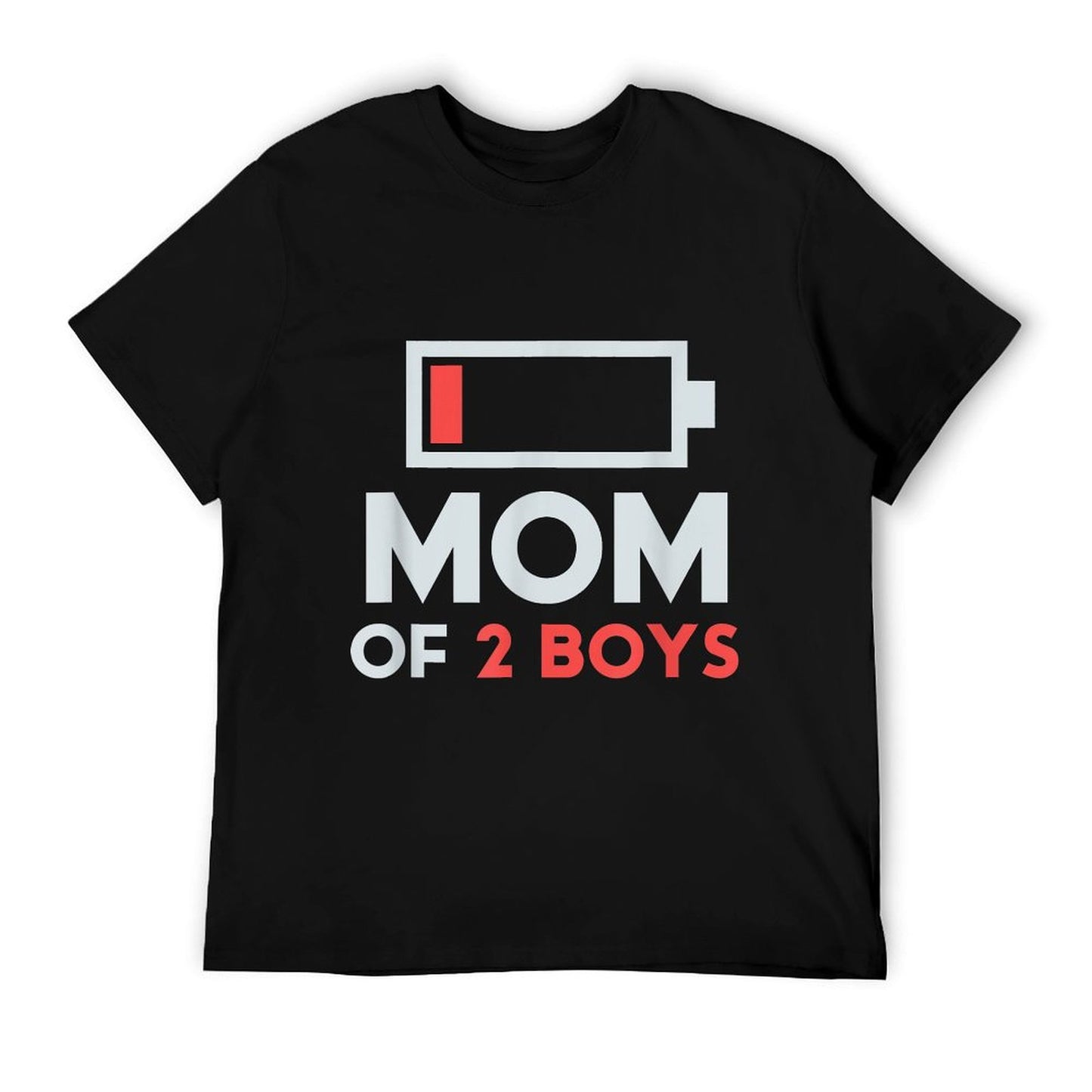 Mom of 2 Boys Gift from Son Mothers Day Birthday Women T-Shirt