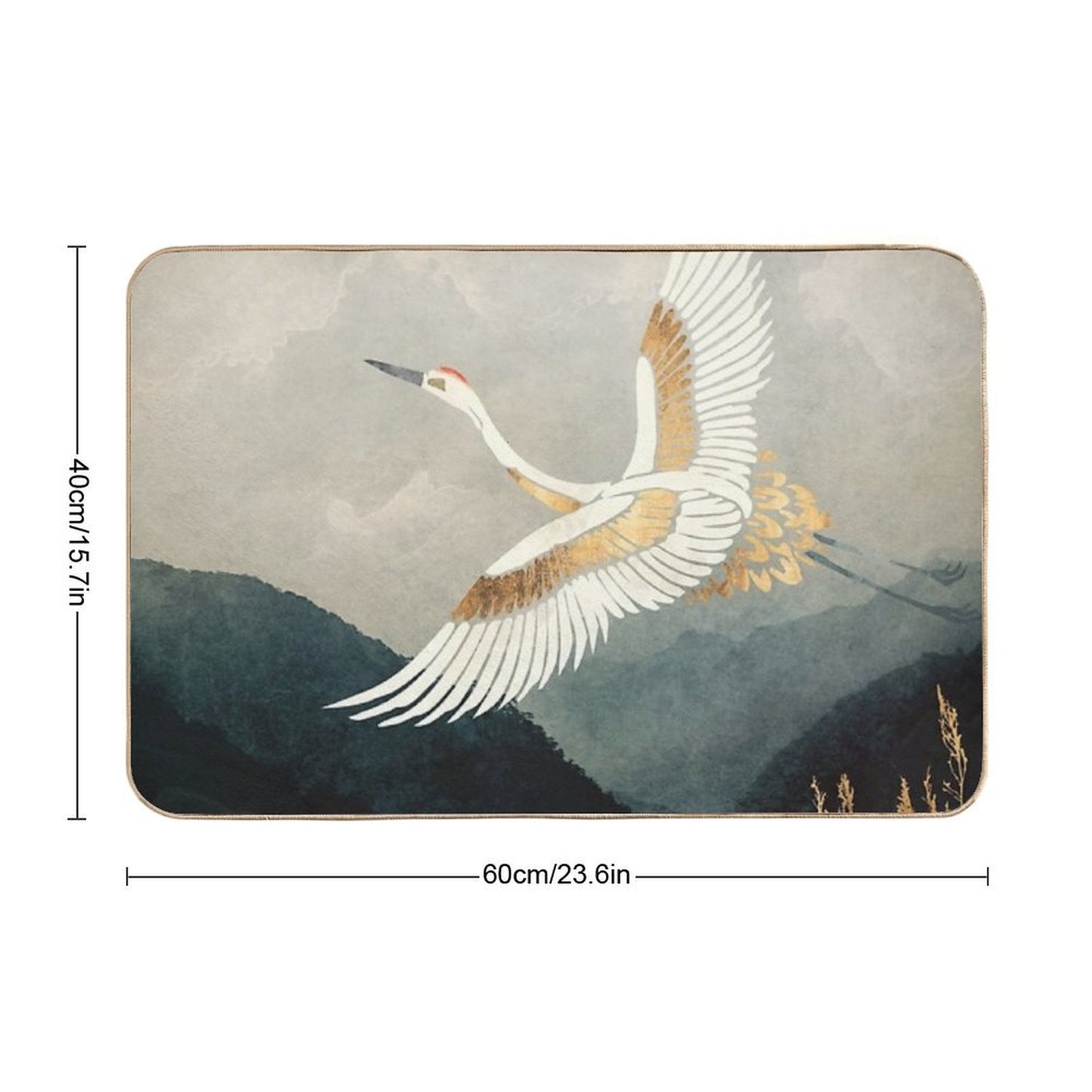 Elegant Flight Bath Mat