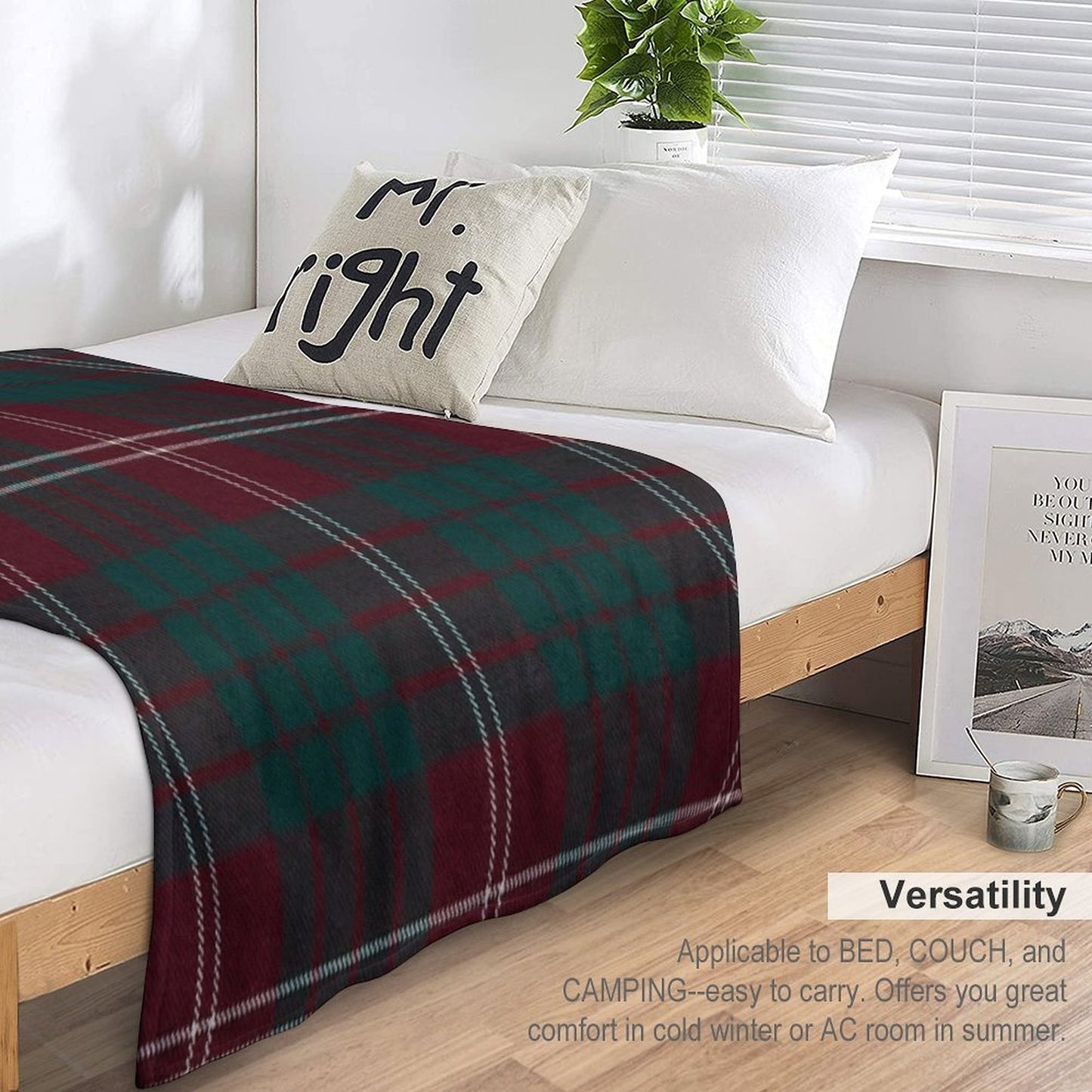 Crawford Scottish Tartan Throw Blanket