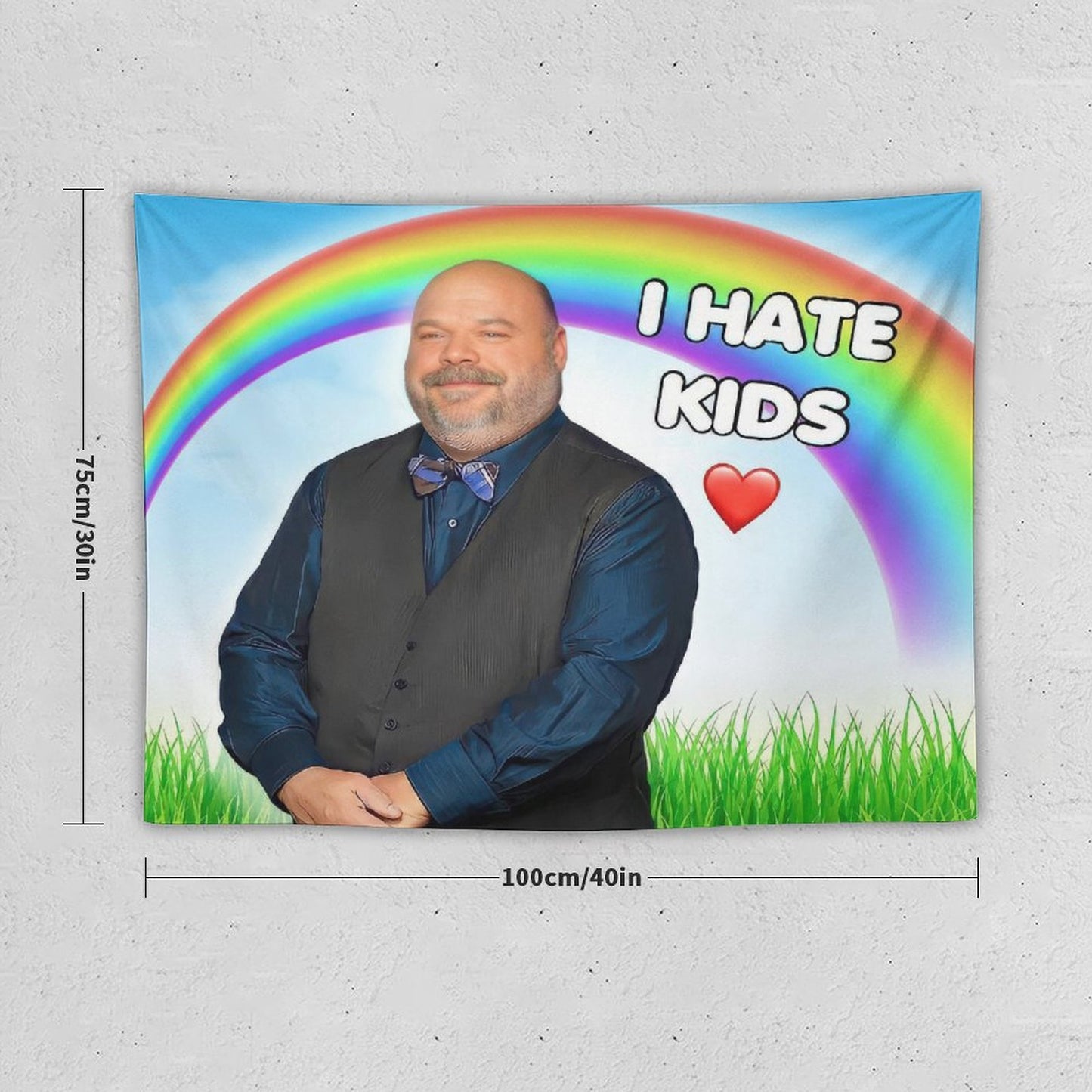 Bertram Endearment - I Hat Kids Tapestry