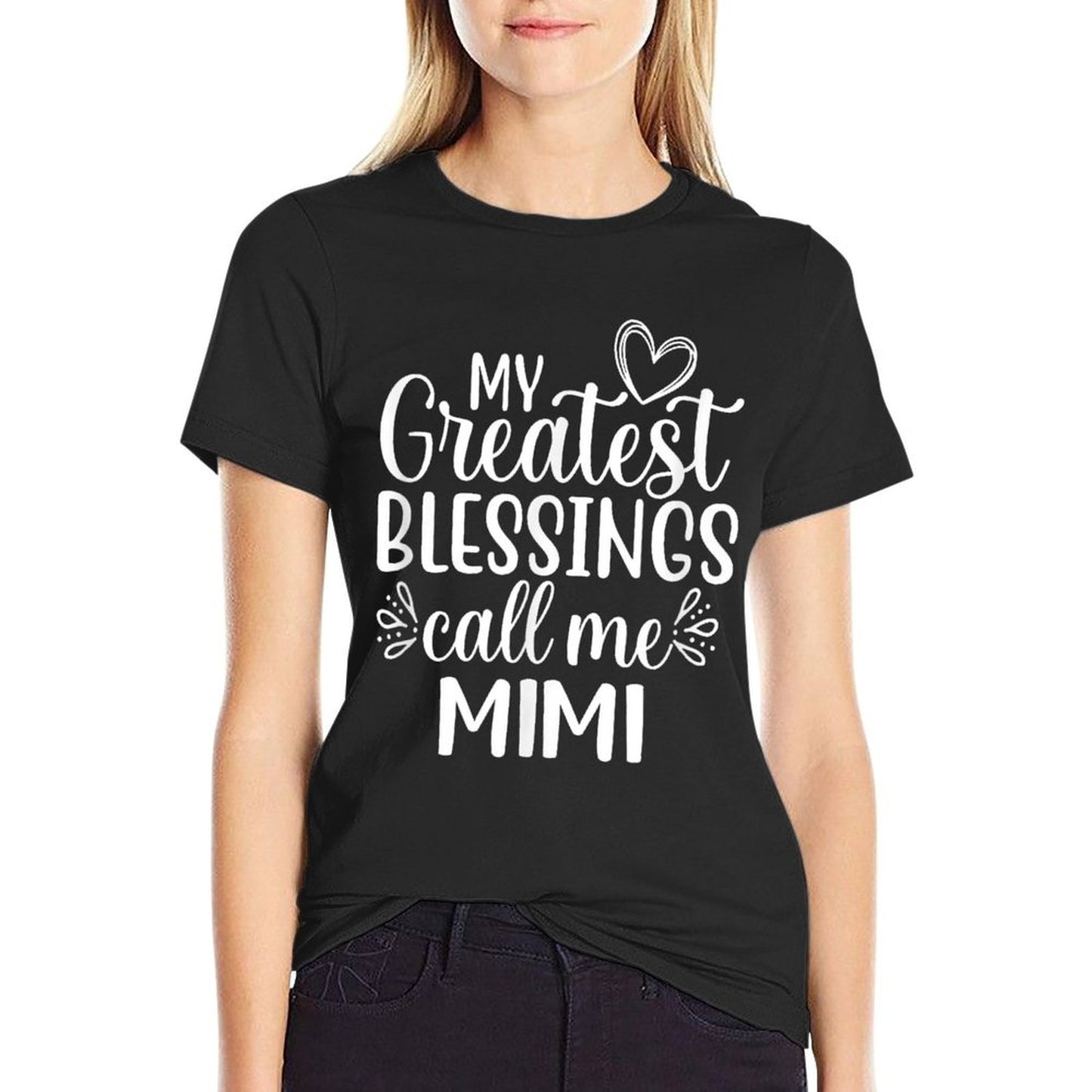 My Greatest Blessings Call Me Mimi Grandmother Grandma T-Shirt