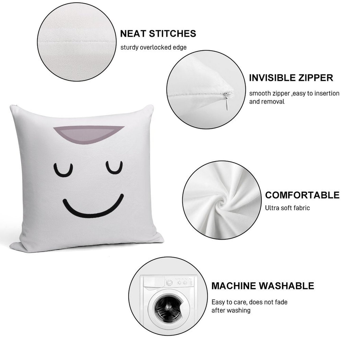 Pillow Pillow Soft Shrink-Resistant Throw Pillow
