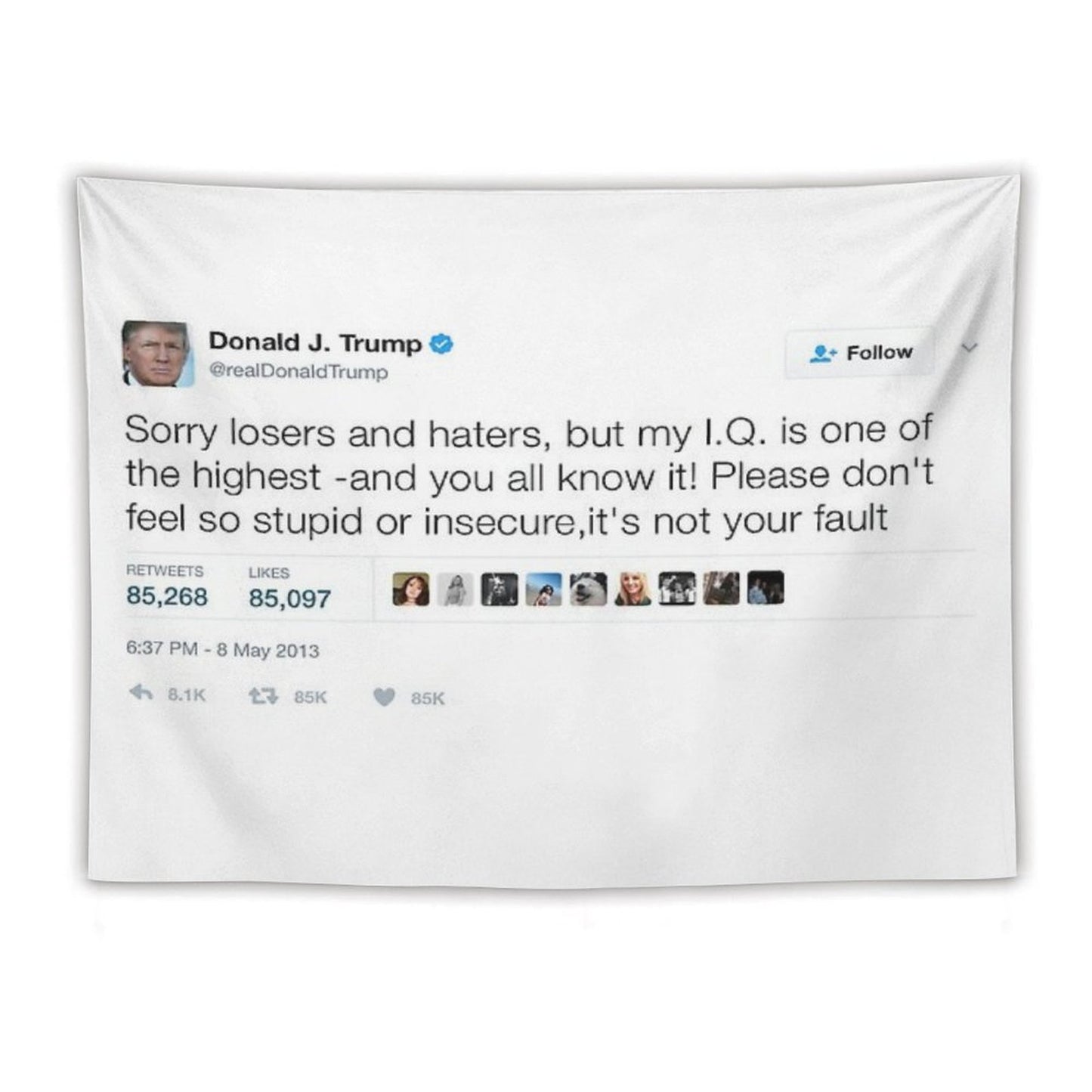 Donald Trump - My IQ Is One of The Highest Tapestry