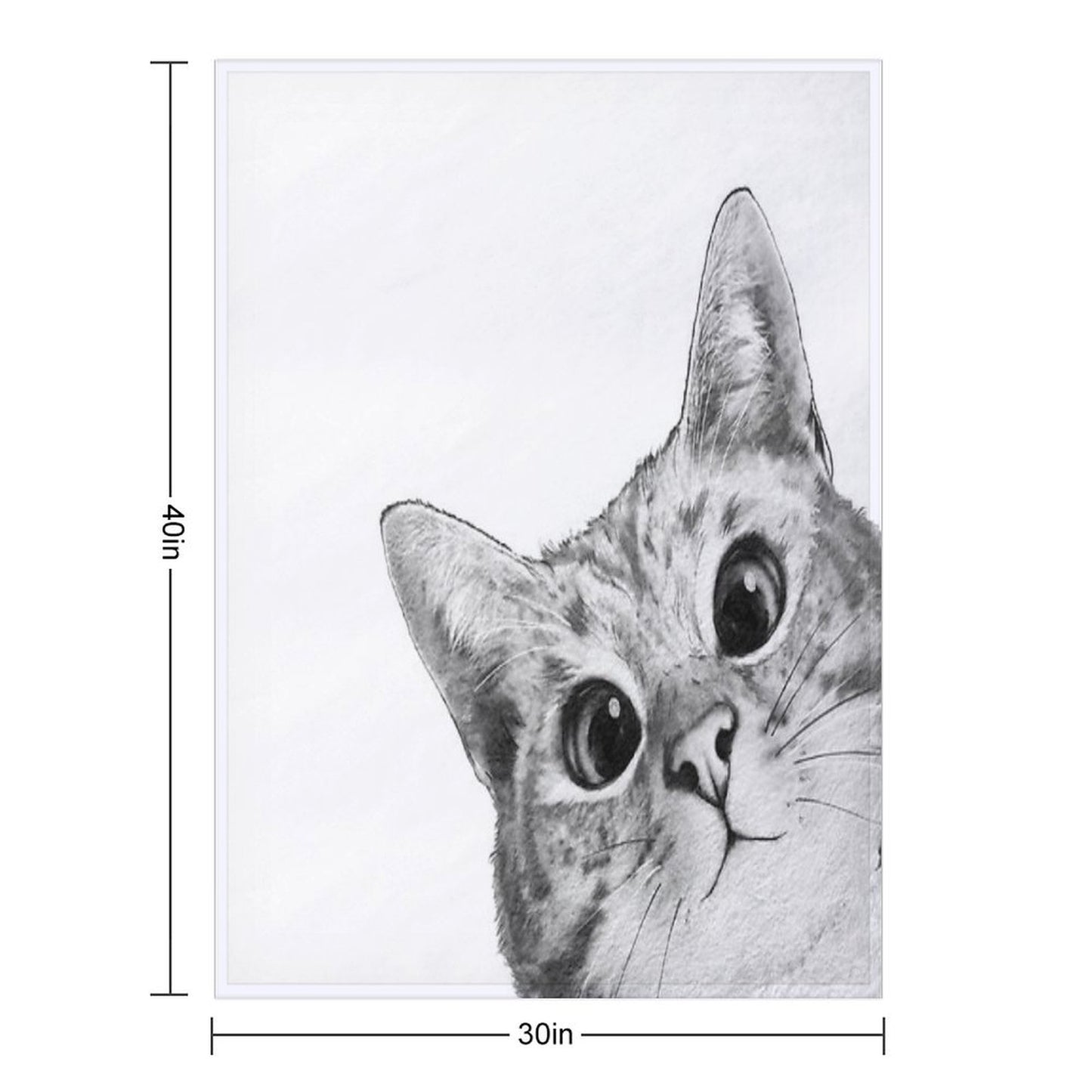 Sneaky Cat Throw Blanket