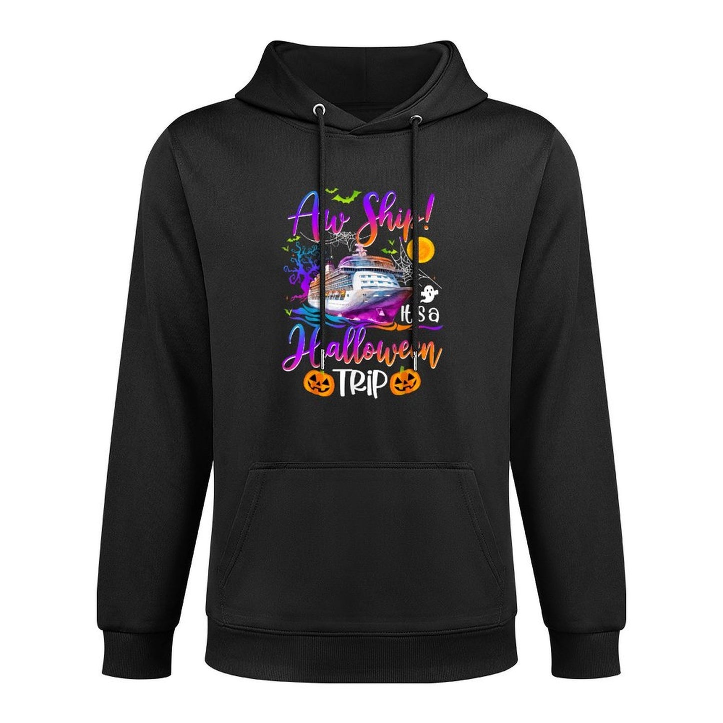 Aw Ship Halloween Trip Family Cruising Crew Cruise Squad Customizable Surface Hoodie