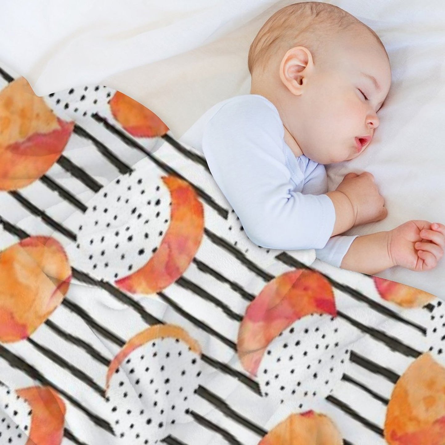 Fruity Orange Throw Blanket