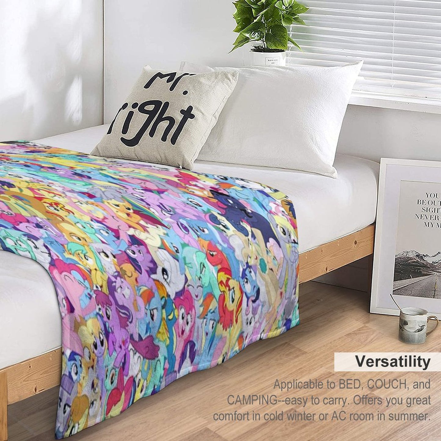 Everypony Mess Throw Blanket