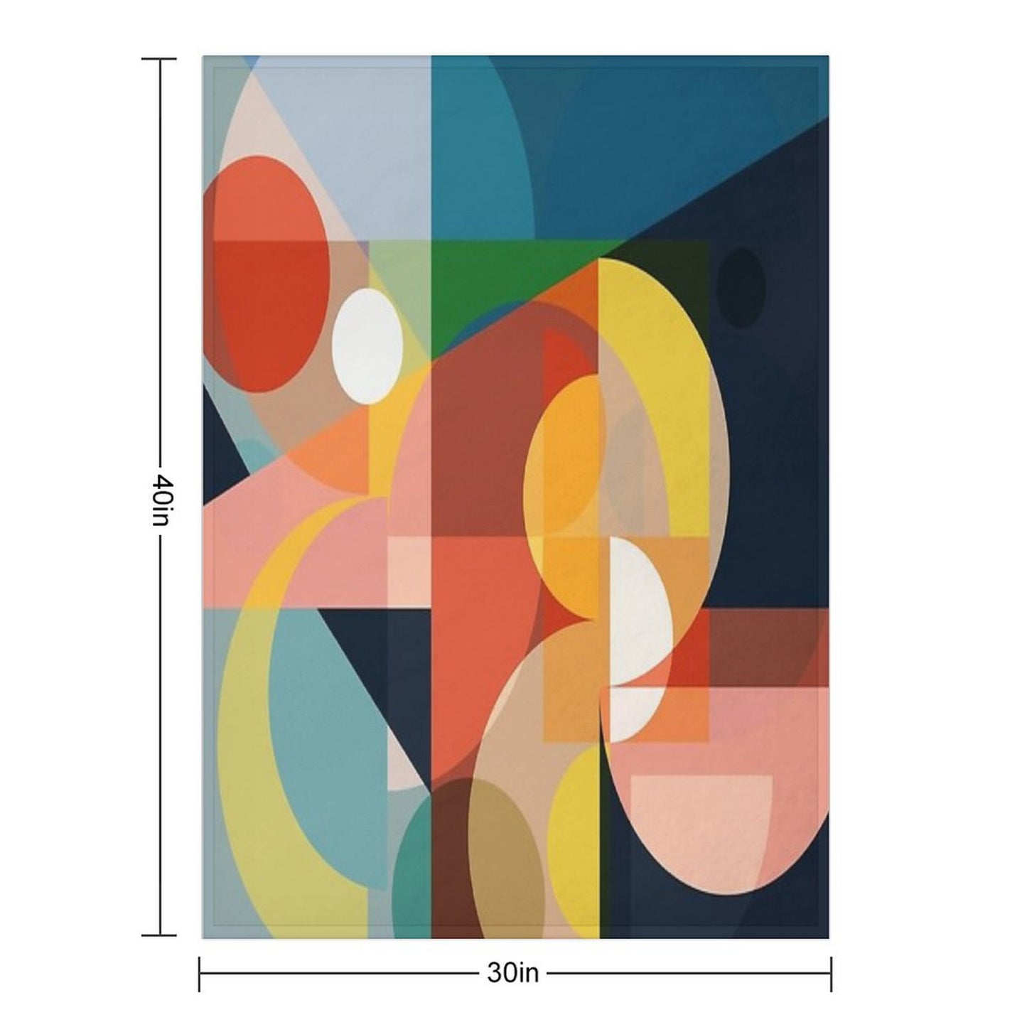 Mid Century Design 4 Throw Blanket