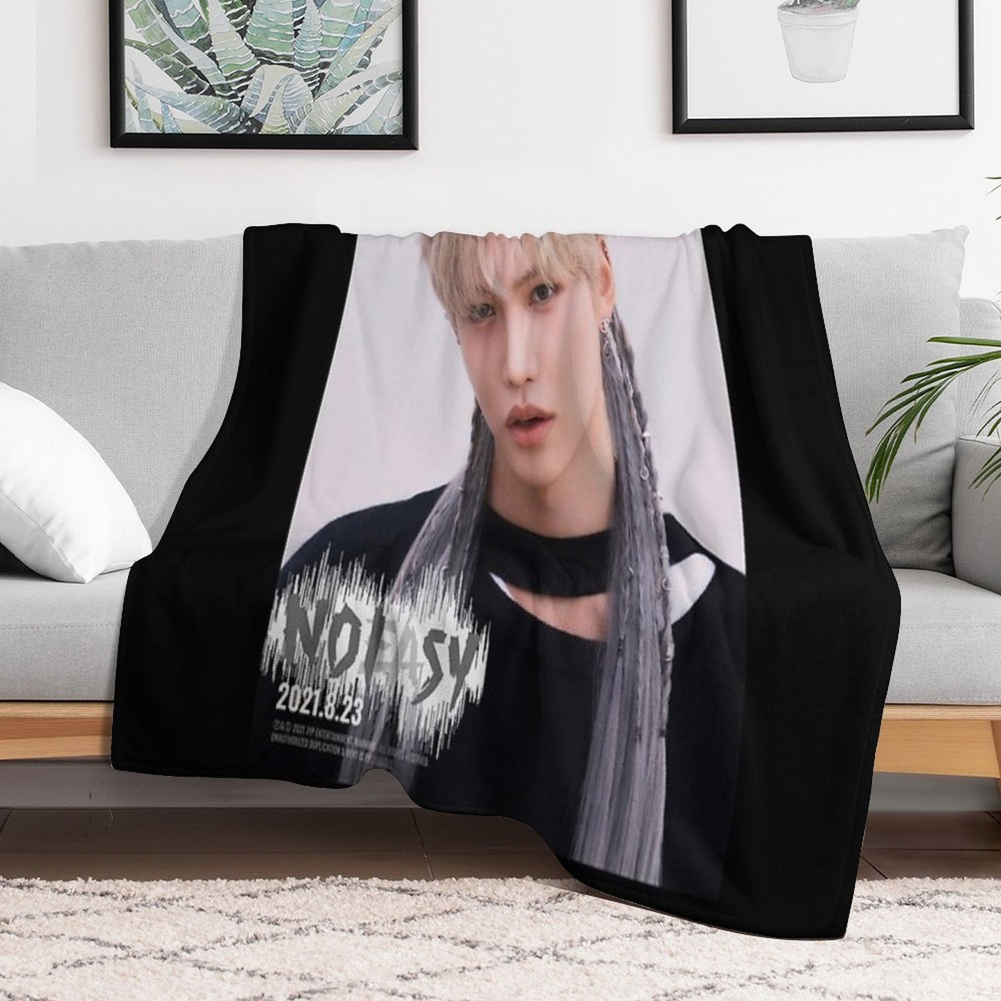 Stray Kids - Felix - Kpop Throw Blanket