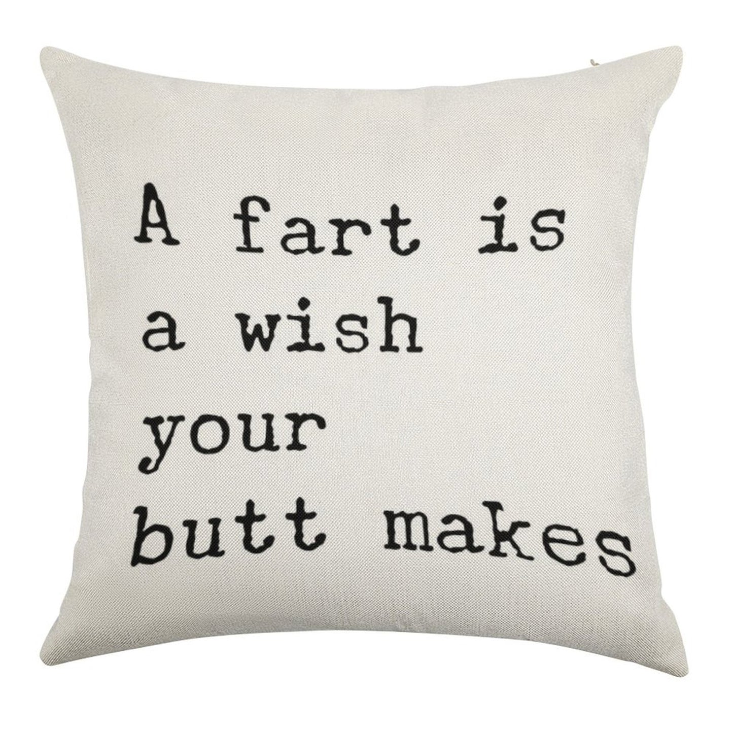 Farts Linen Throw Pillow Cover