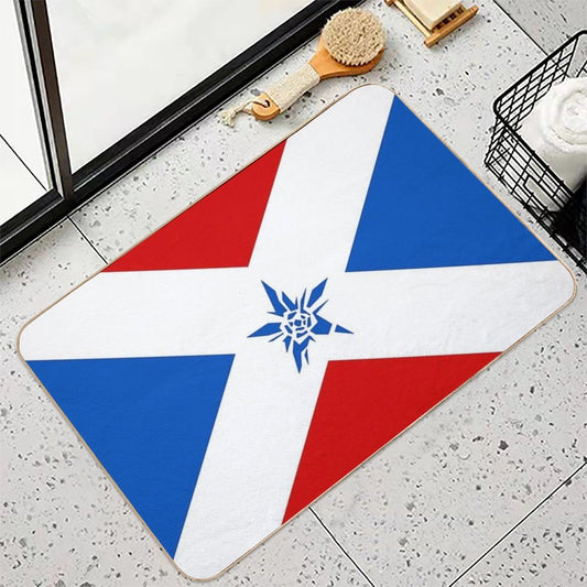 NMH1 Crash Star Flag Bath Mat