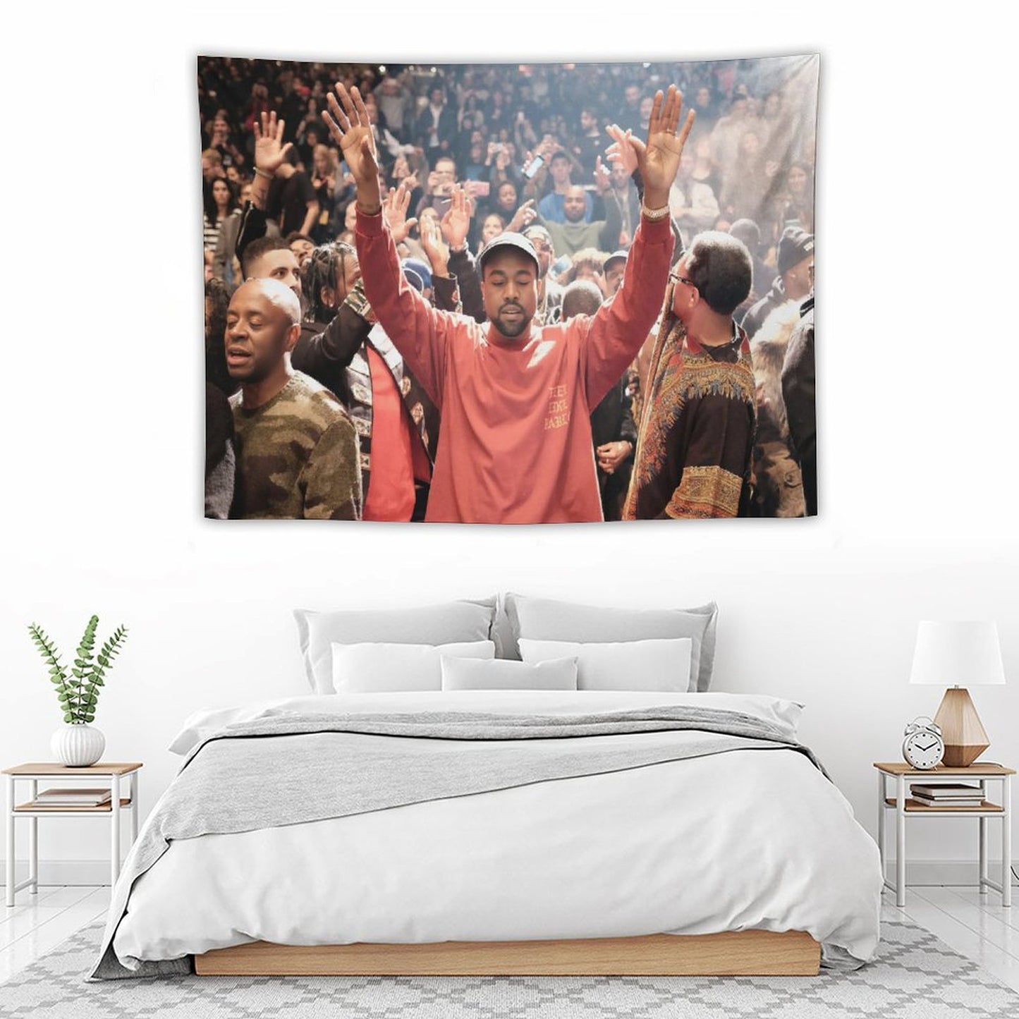 Kanye West Square Garden Tapestry