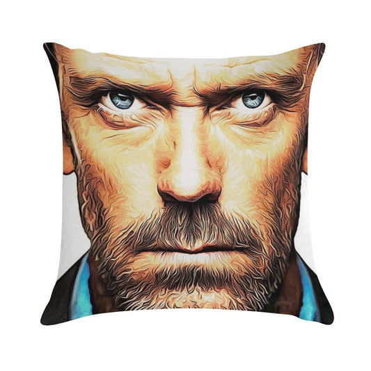 Dr. House Soft Gift Ready Throw Pillow