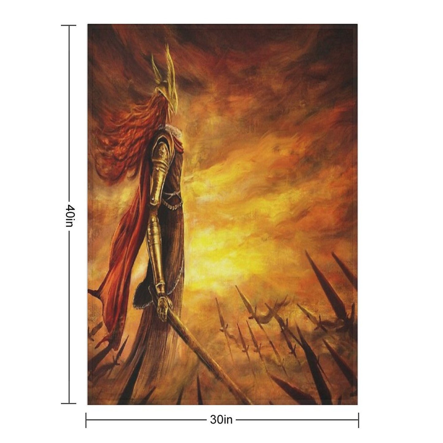 I Have Never Known Defeat Throw Blanket