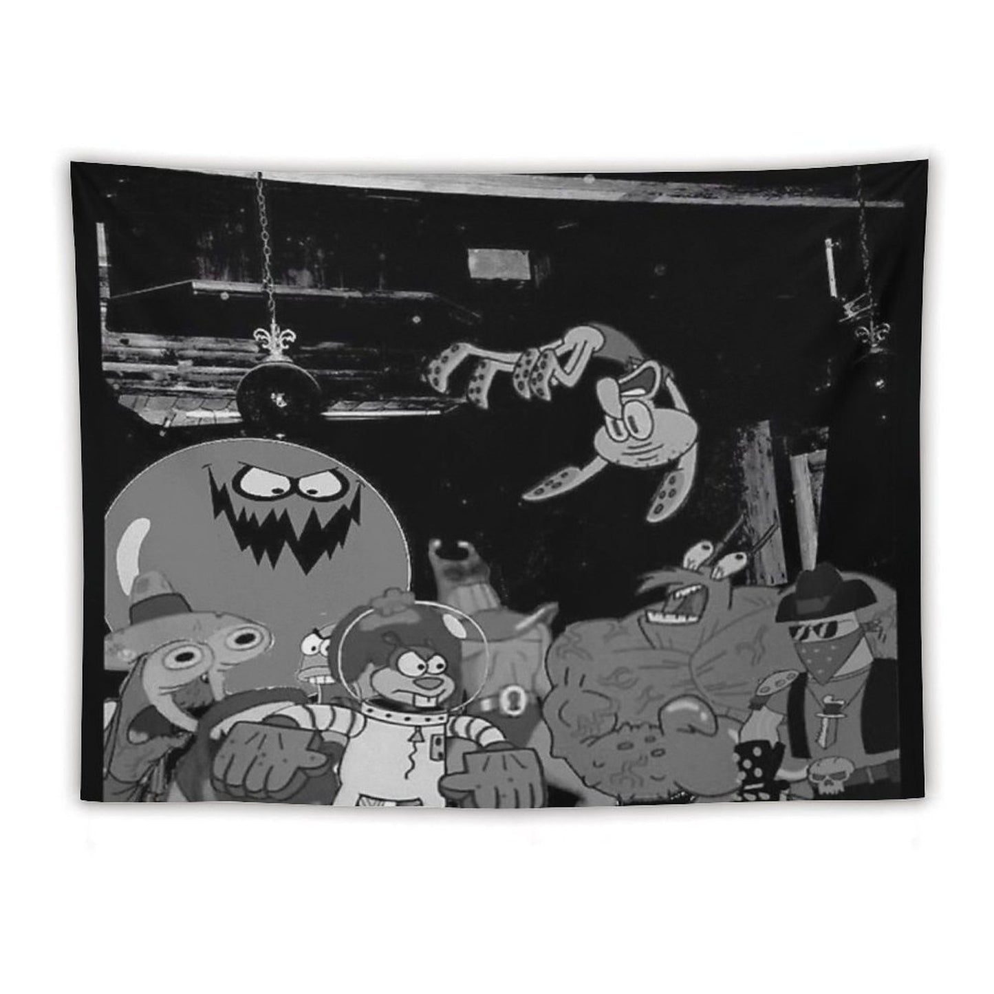 Spongebob Die Lit Cover Tapestry