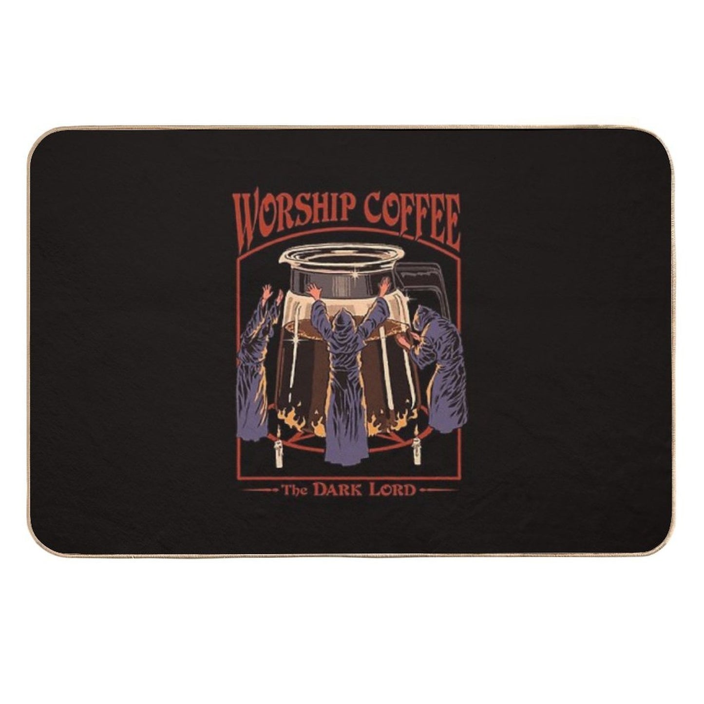 Worship Coffee Anti-Trip Bath Mat