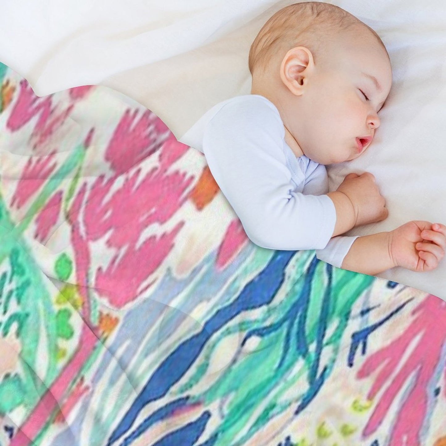 FIVE MERMAIDS Throw Blanket