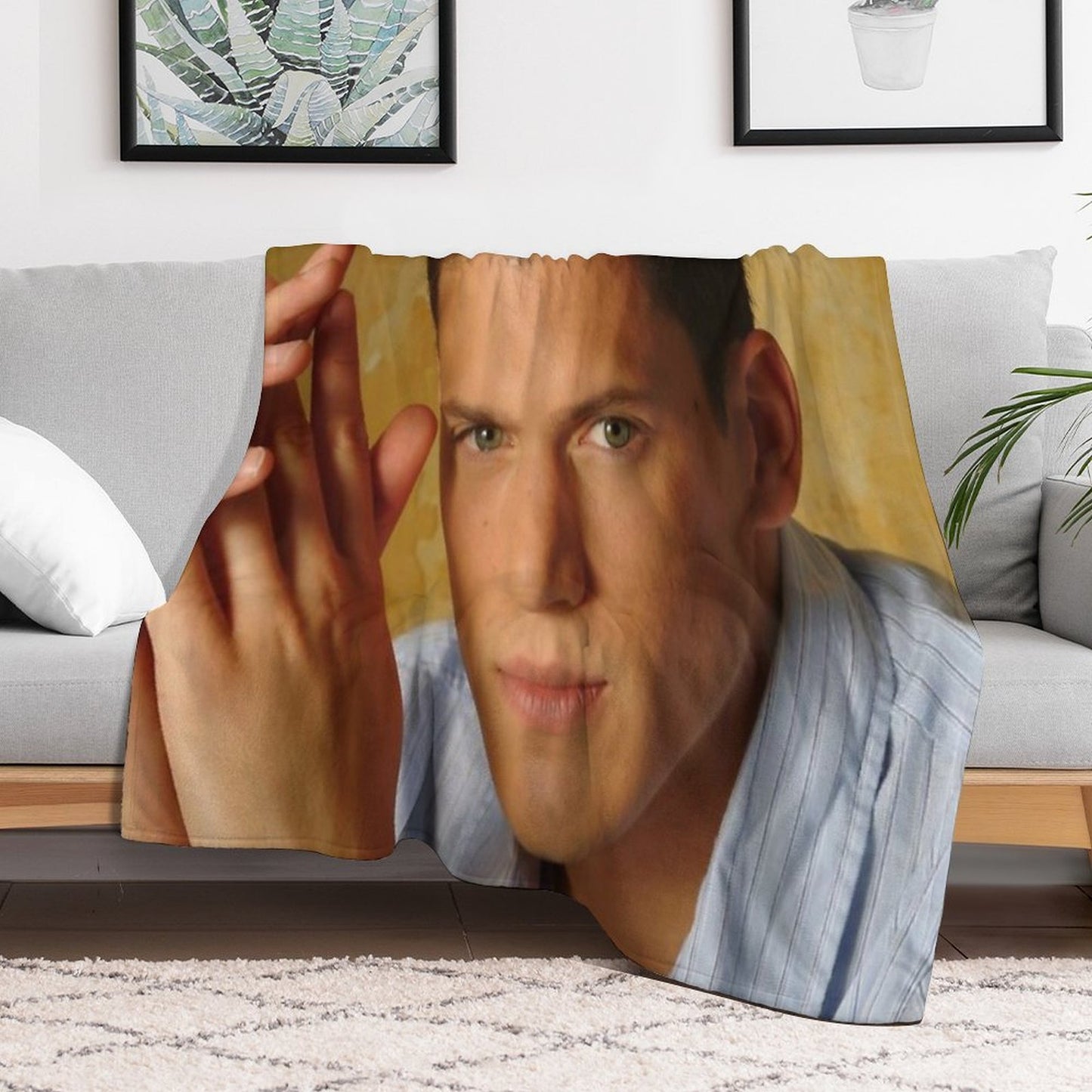 Wentworth Miller Throw Blanket