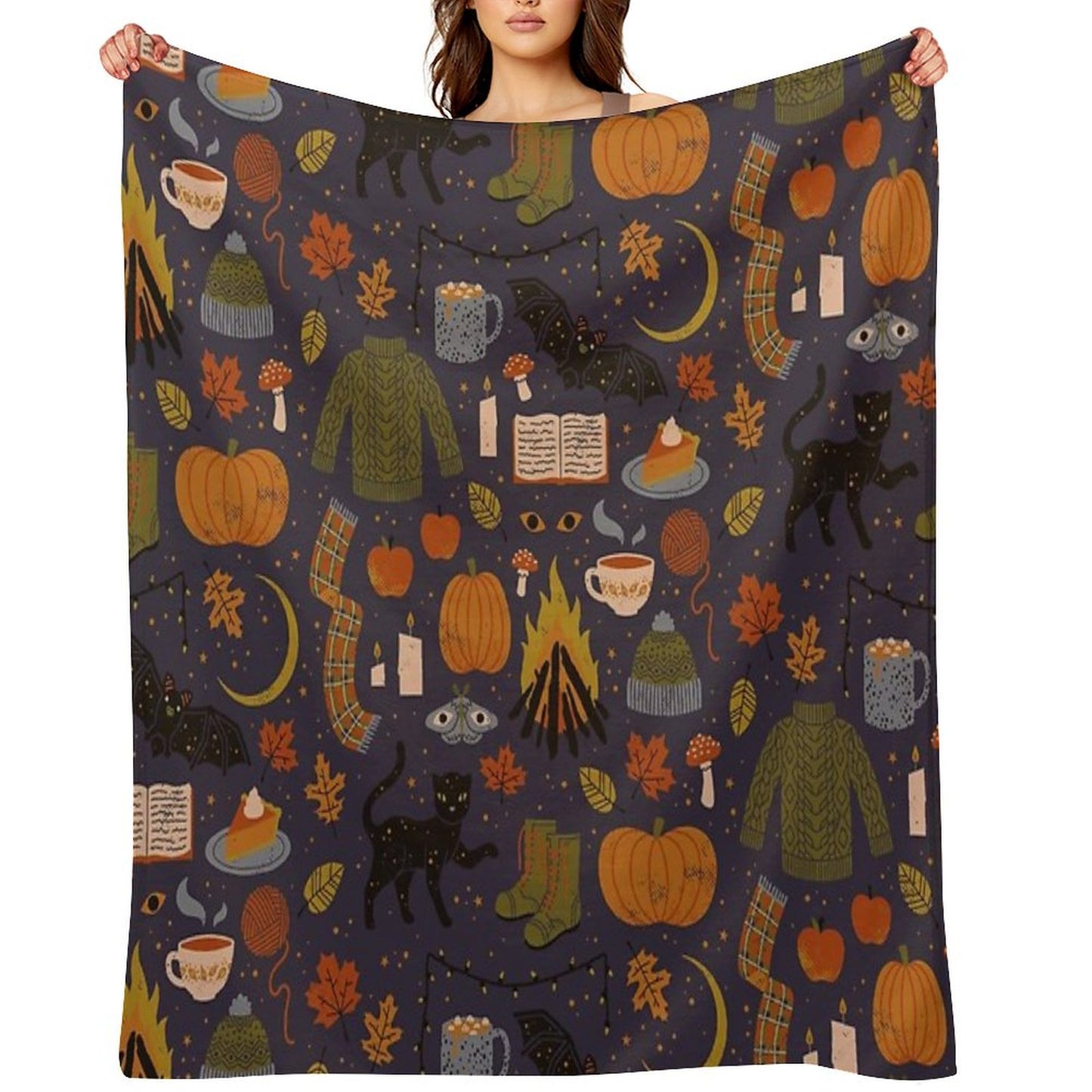 Autumn Nights Throw Blanket