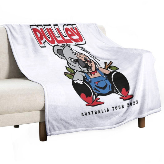Pulley T-Shirt – Australia Tour 2023 Melodic Punk Rock Throw Blanket