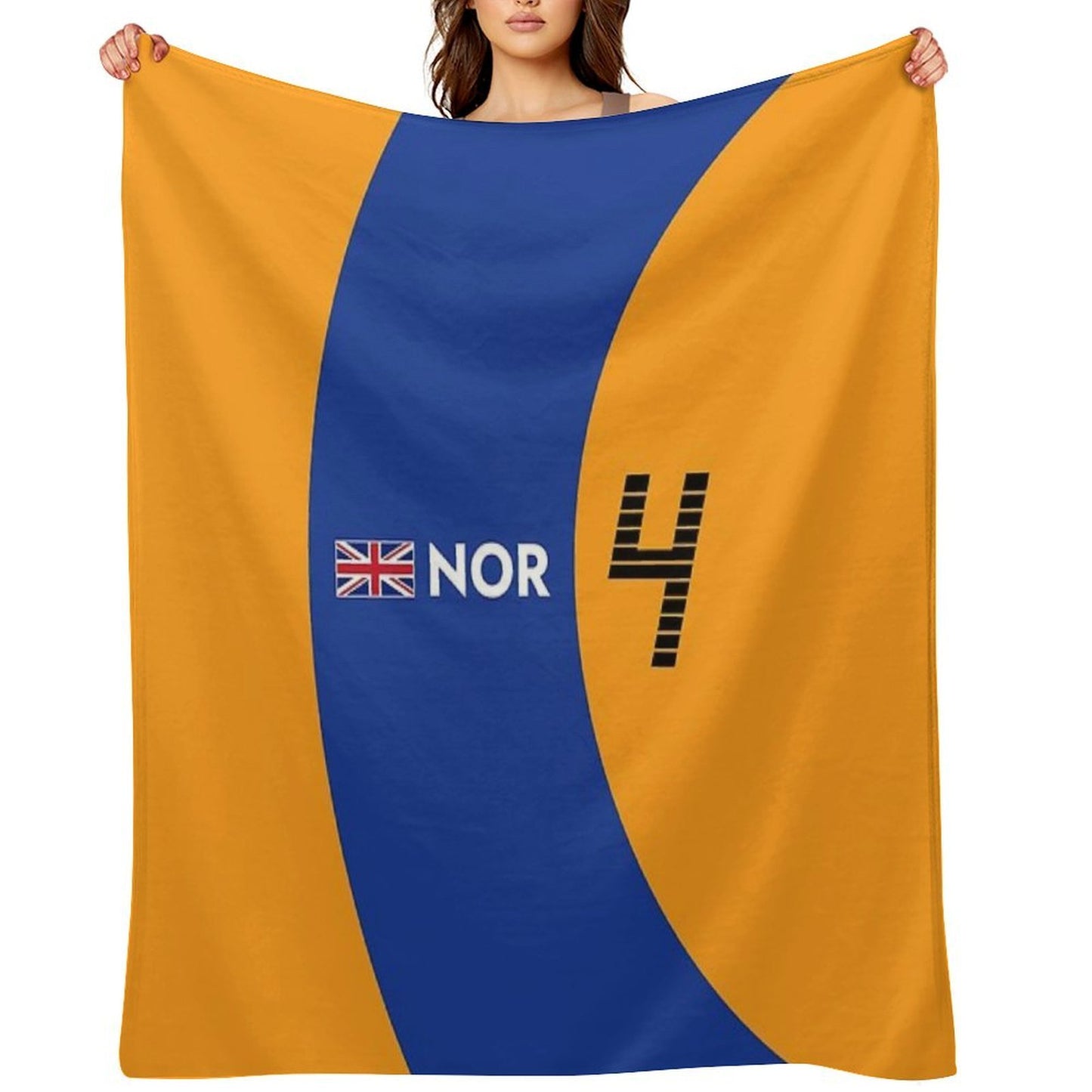 F1 2021 - #4 Norris Throw Blanket