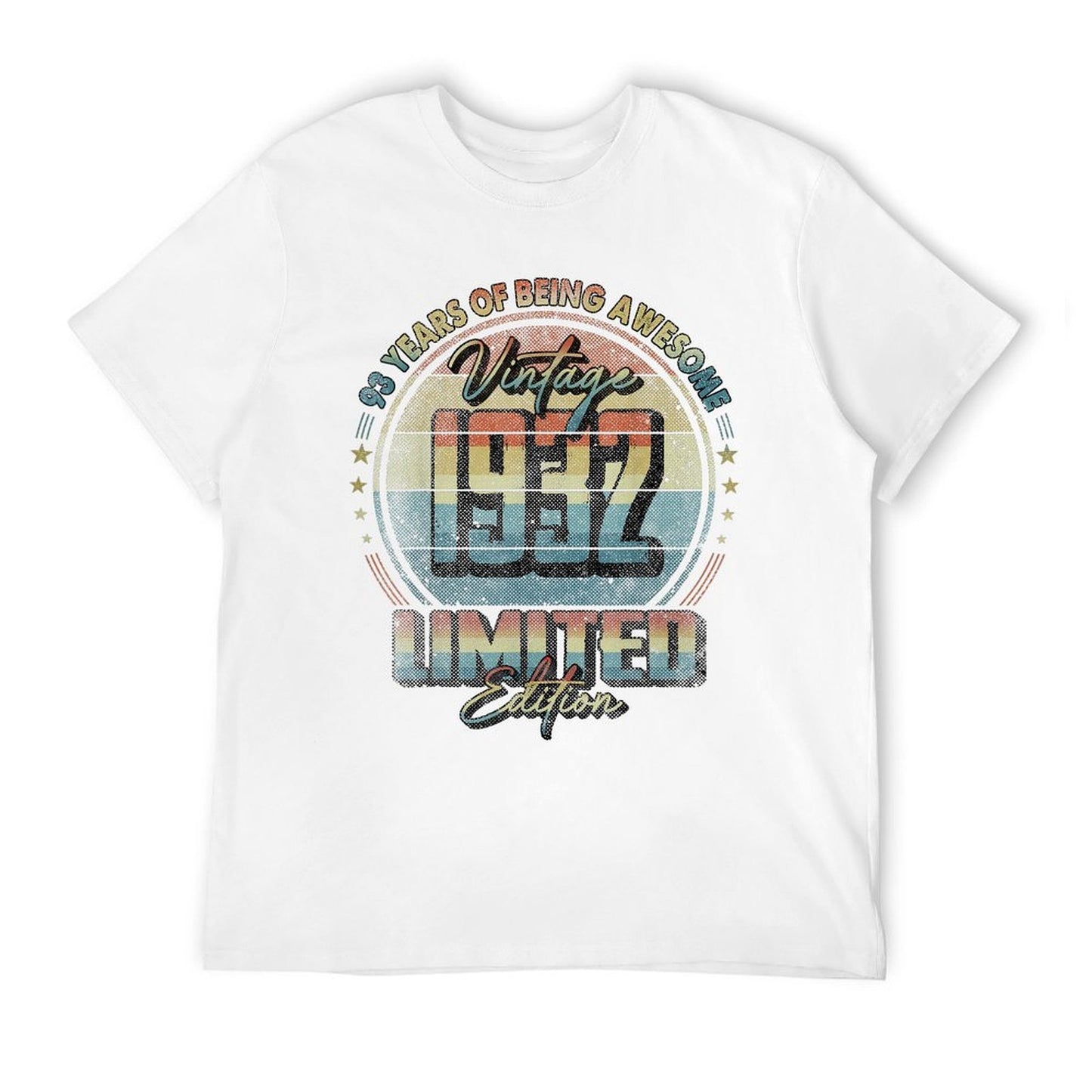 Vintage 1932 Limited Edition 93 Year Old 93rd Birthday Stretchy T-Shirt