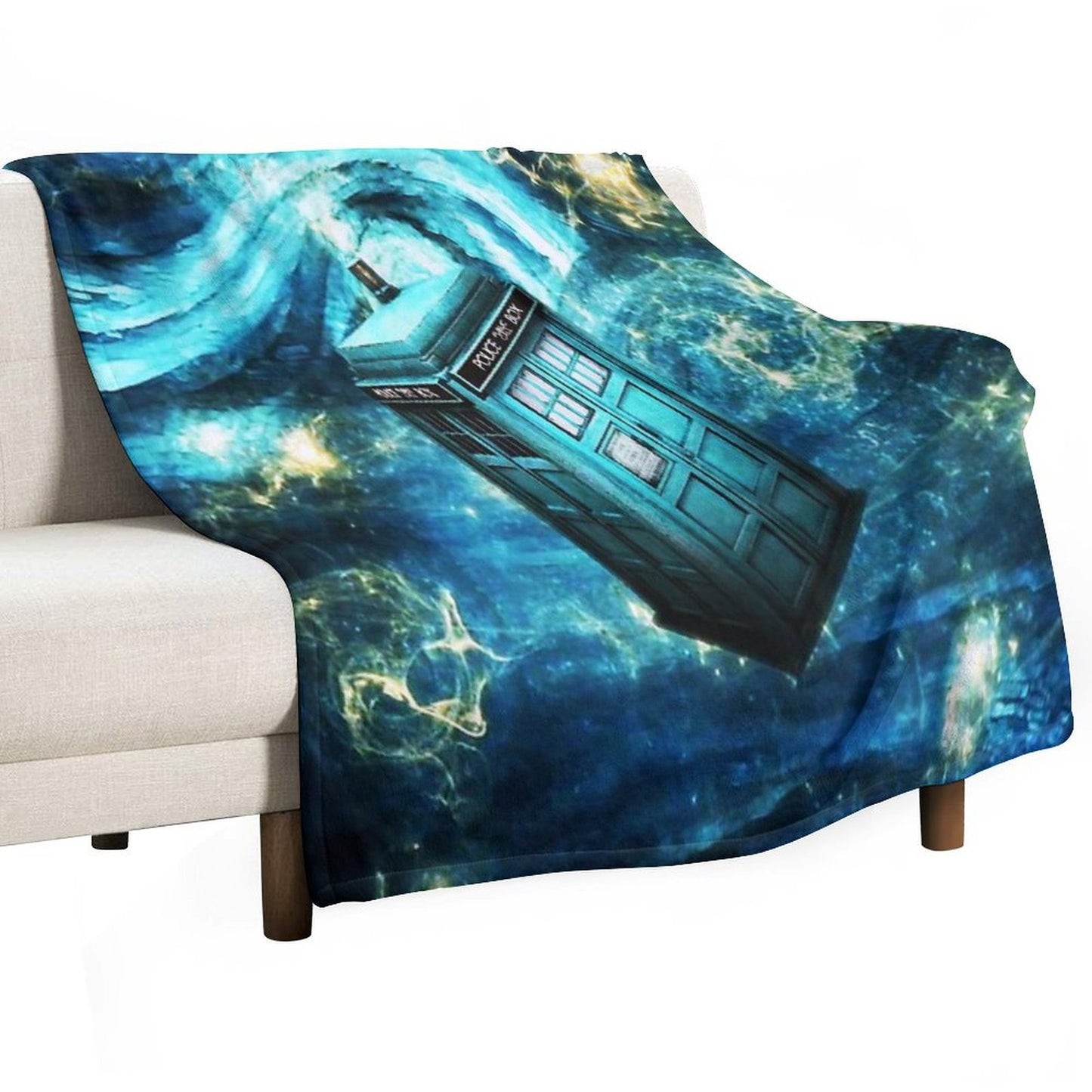 The Starry Night Throw Blanket