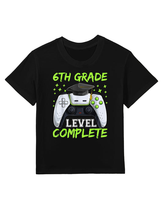 Graduation 6th Grade Level Completes, Graduate Boy Kids T-Shirt