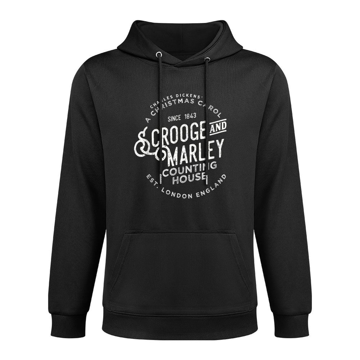 Christmas Carol, Scrooge Marley, Holiday Design, Tradition Pilling-Resistant Hoodie