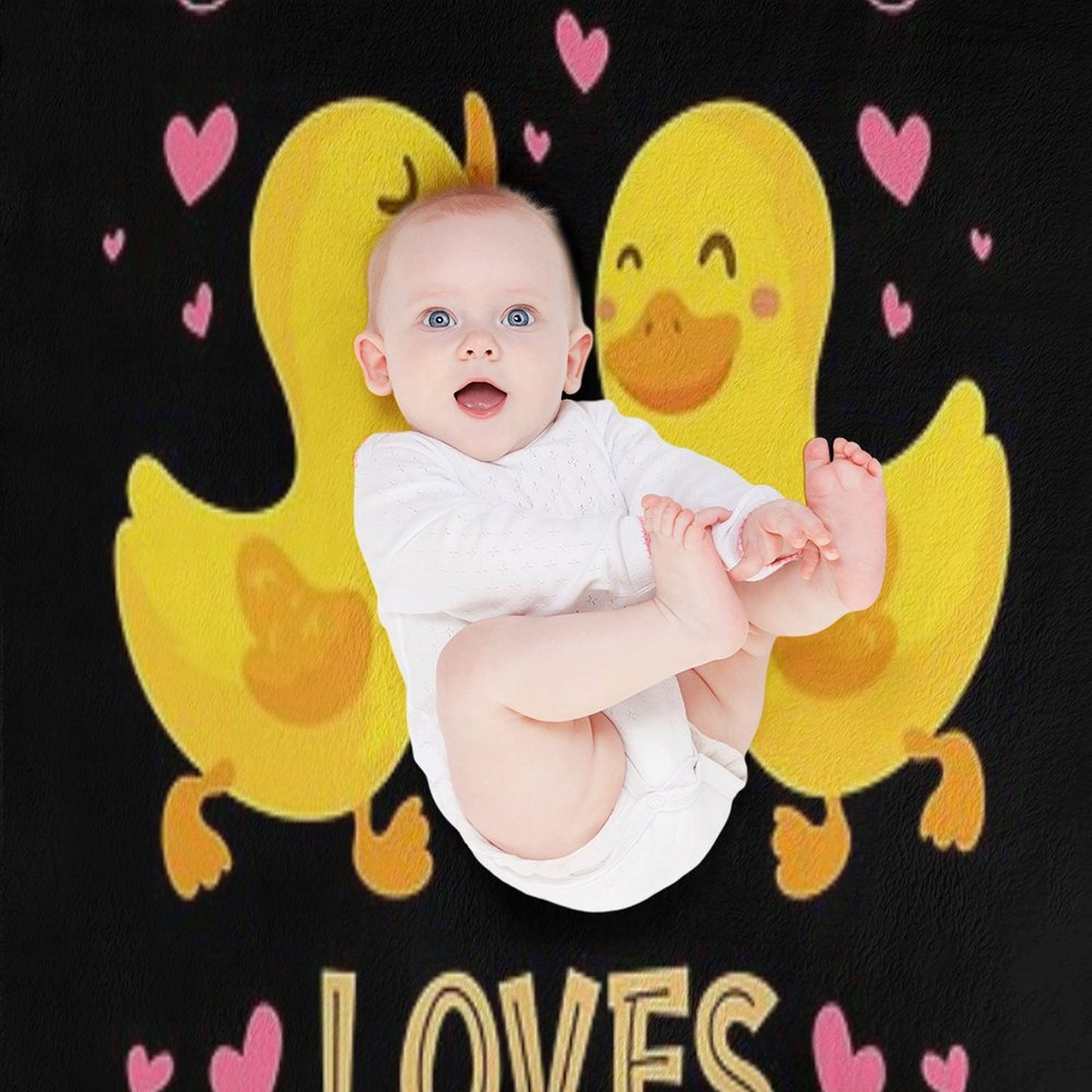Just A Girl Who Loves Ducks Gift Throw Blanket