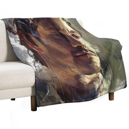 Happiness Does Not Wait Throw Blanket