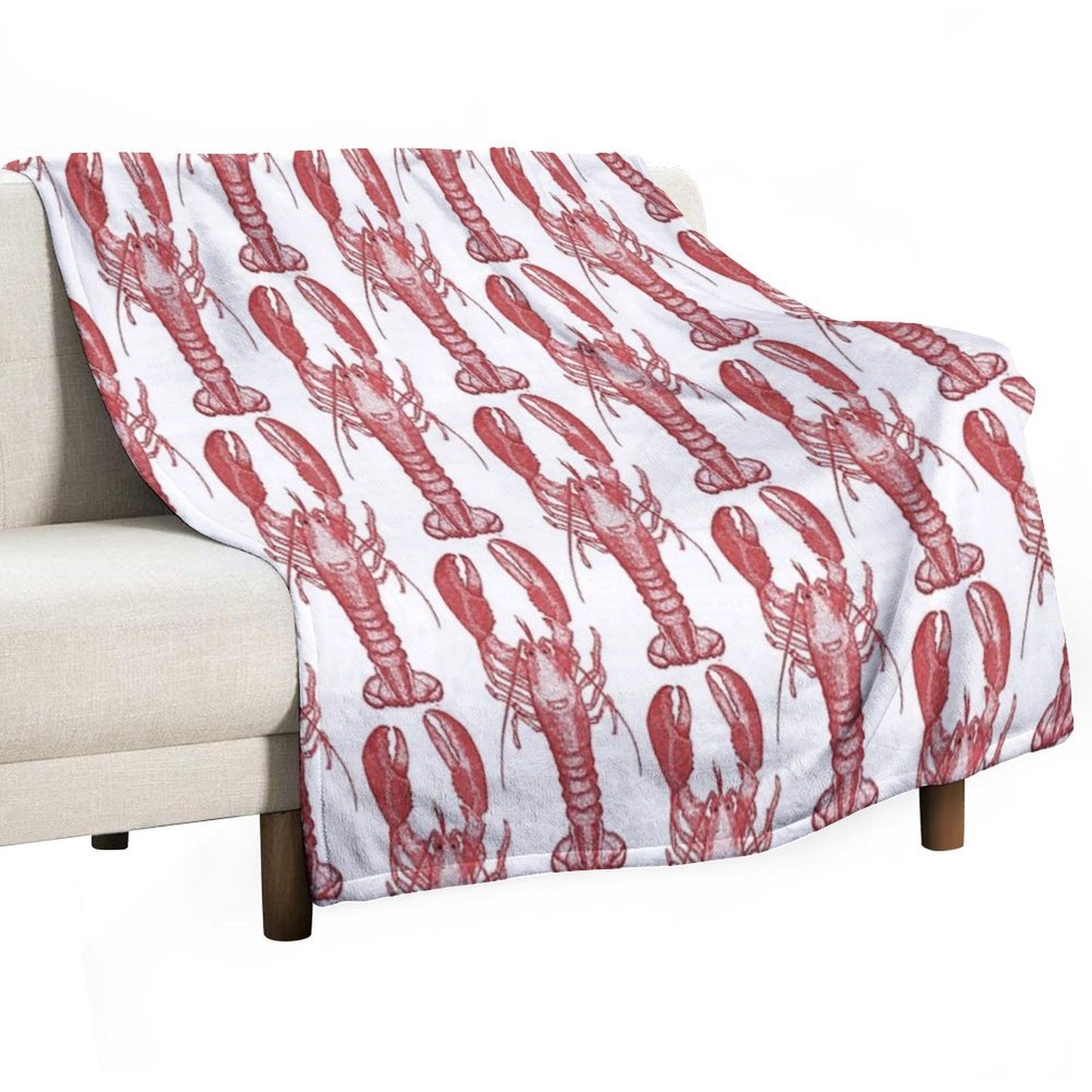 Lobster Throw Blanket