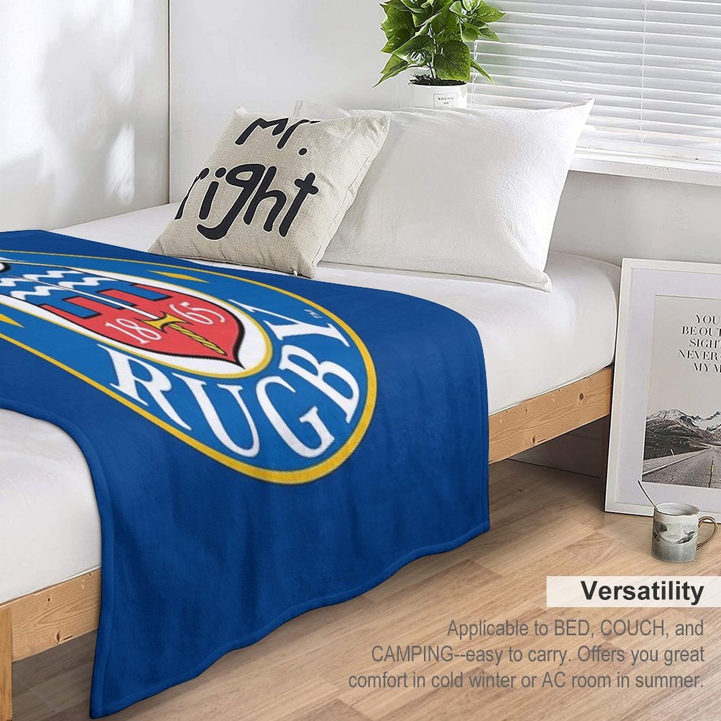 Bath Rugby Throw Blanket