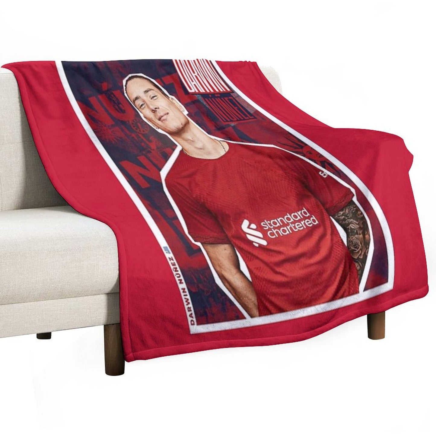 Darwin Nunez 27 Throw Blanket