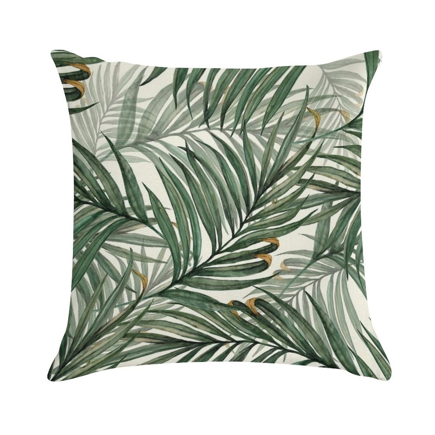 Palm Leaves Soft Home Decor Throw Pillow