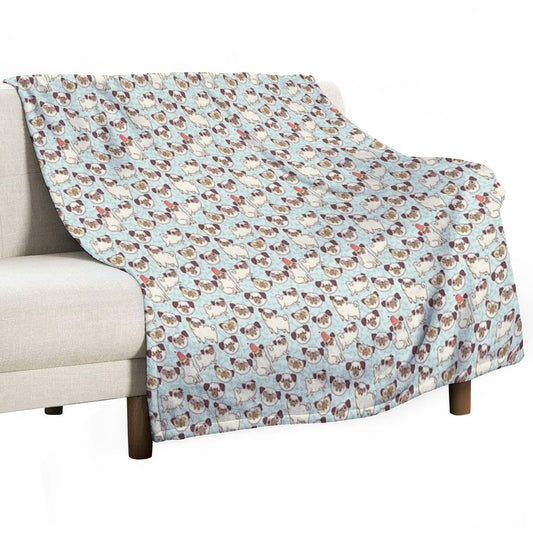 PUGLAND Throw Blanket