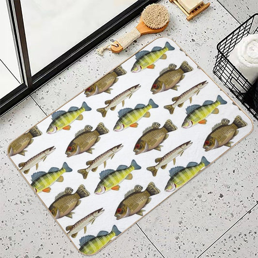 Lake Fish Trio Bath Mat