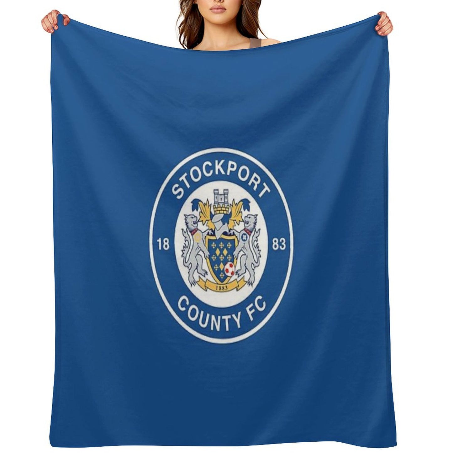 STOCKPORT COUNTY FC Throw Blanket