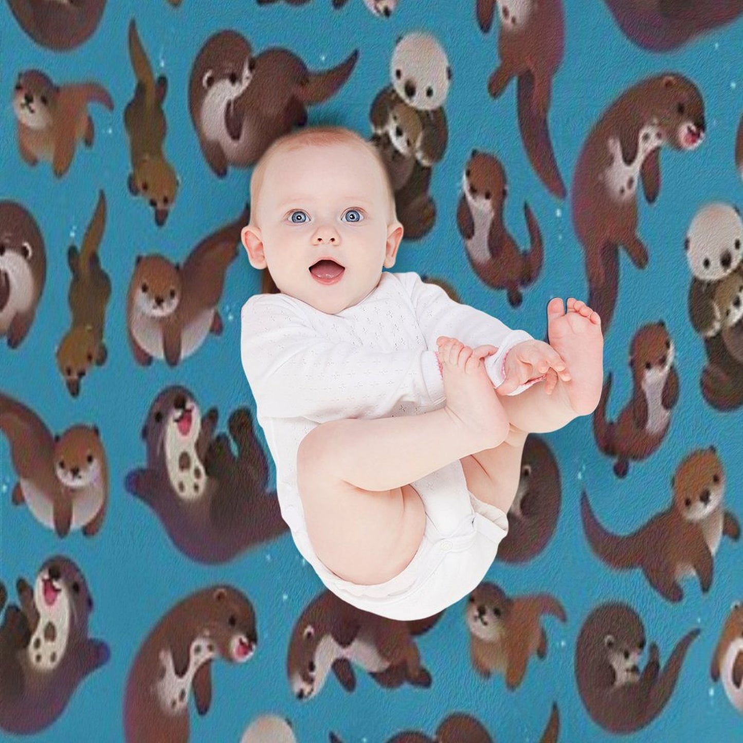 Otter Throw Blanket