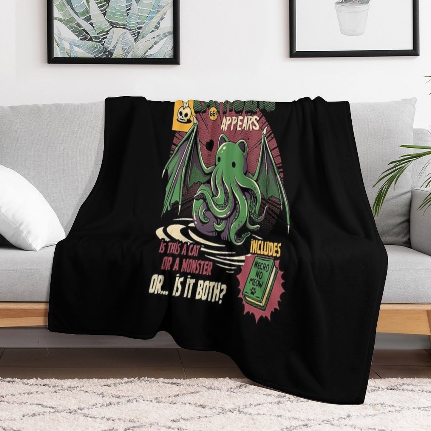 Cathulhu Throw Blanket