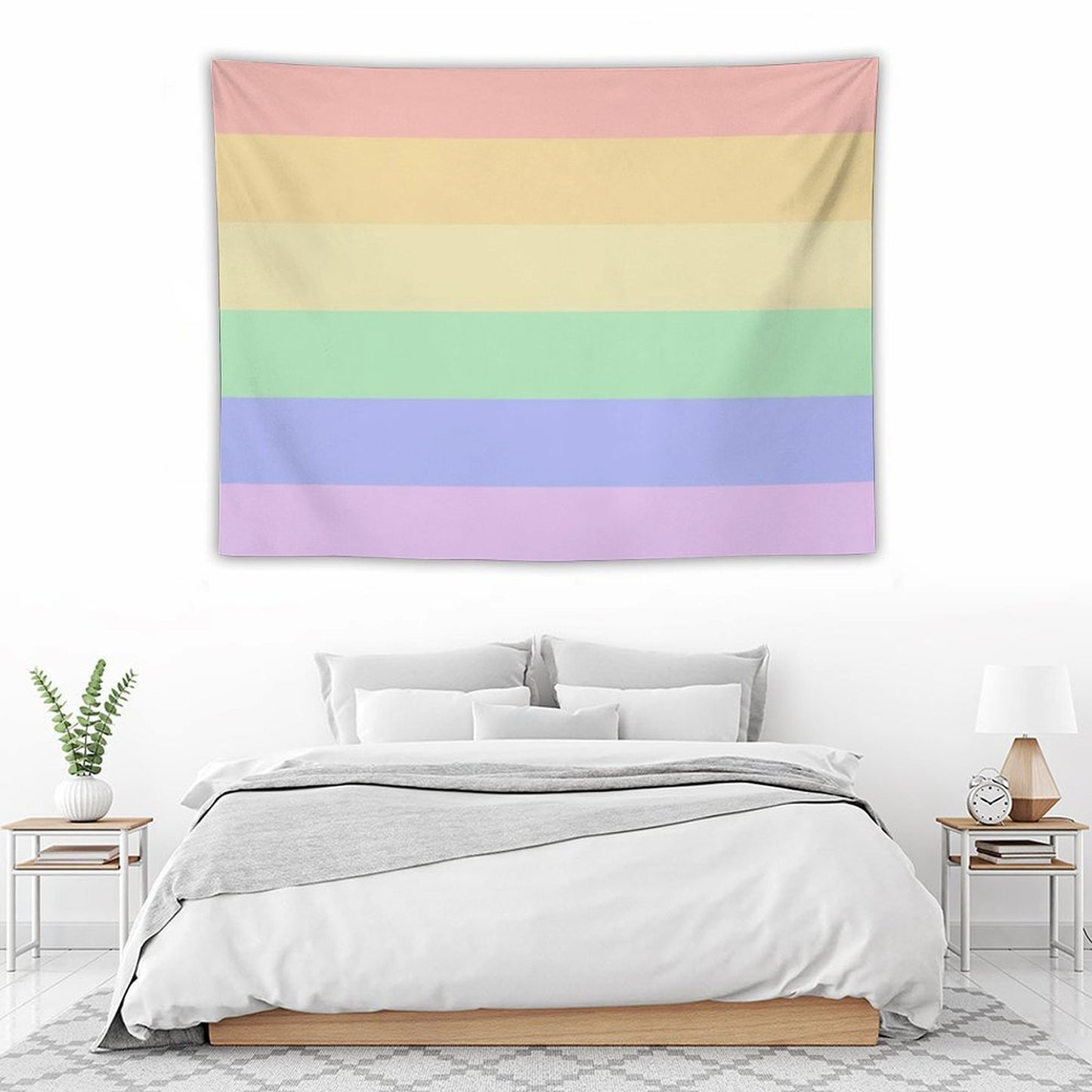 Pastel Pride Flag Tapestry